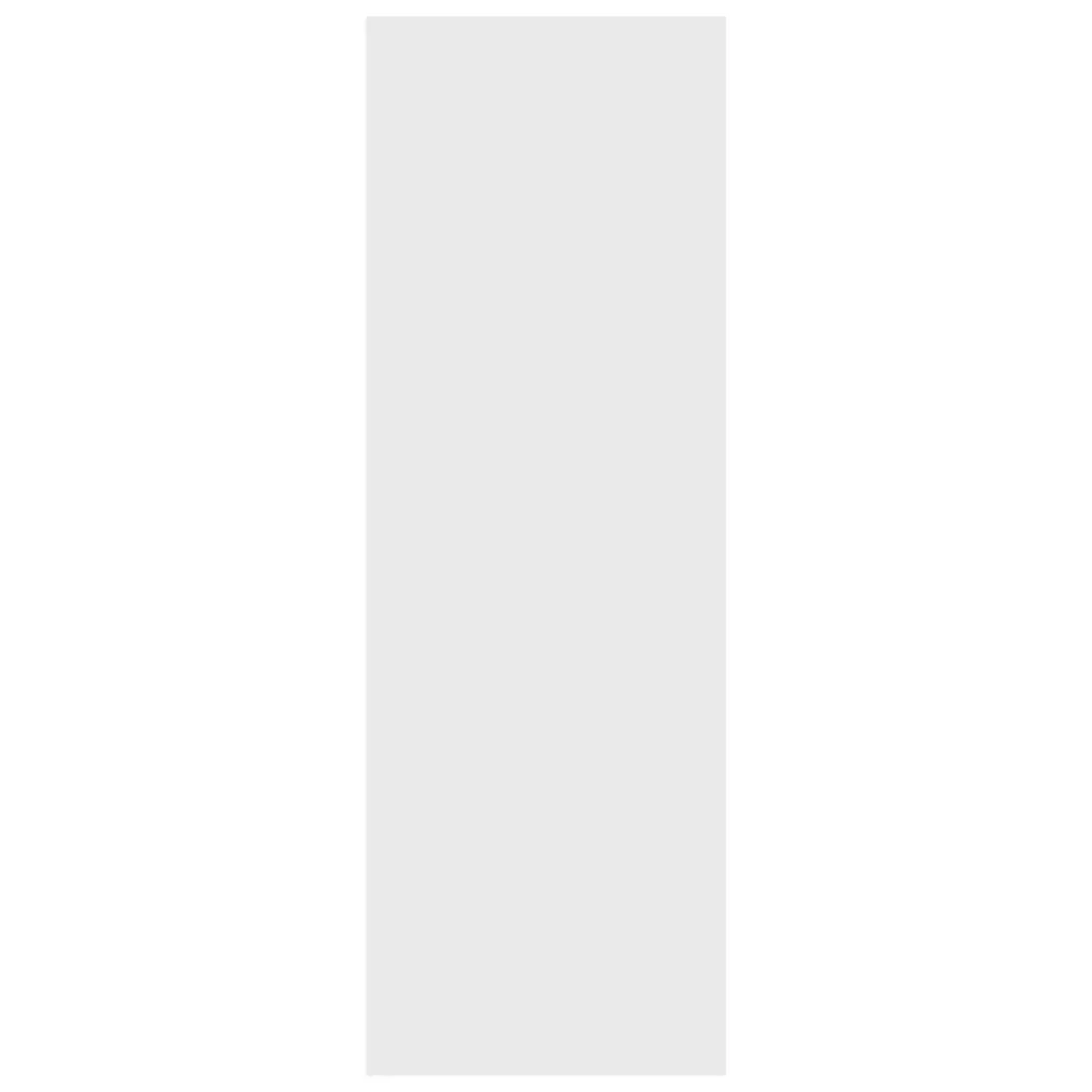 Book Cabinet White 66x30x98 cm with 6 Compartments