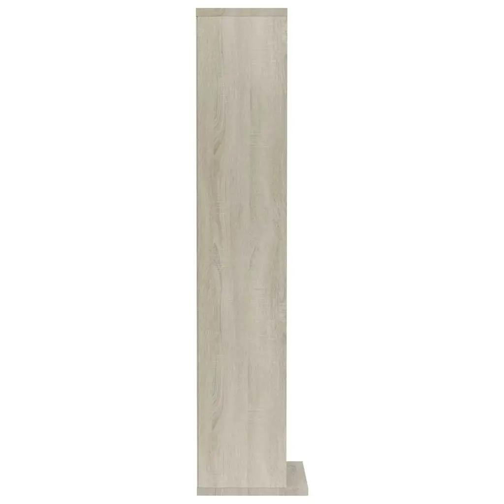 CD Cabinet for Media Storage 21x20x88cm Sonoma Oak Brown Engineered Wood