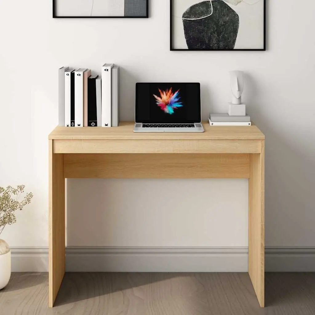 Desk for Office Study 90x40x72 cm Engineered Wood