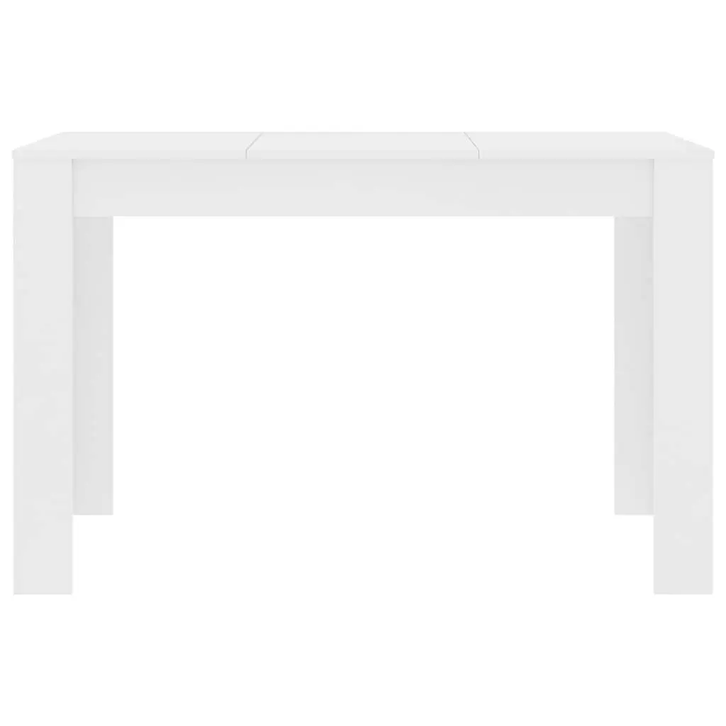 White Kitchen Dining Table 120x60 cm