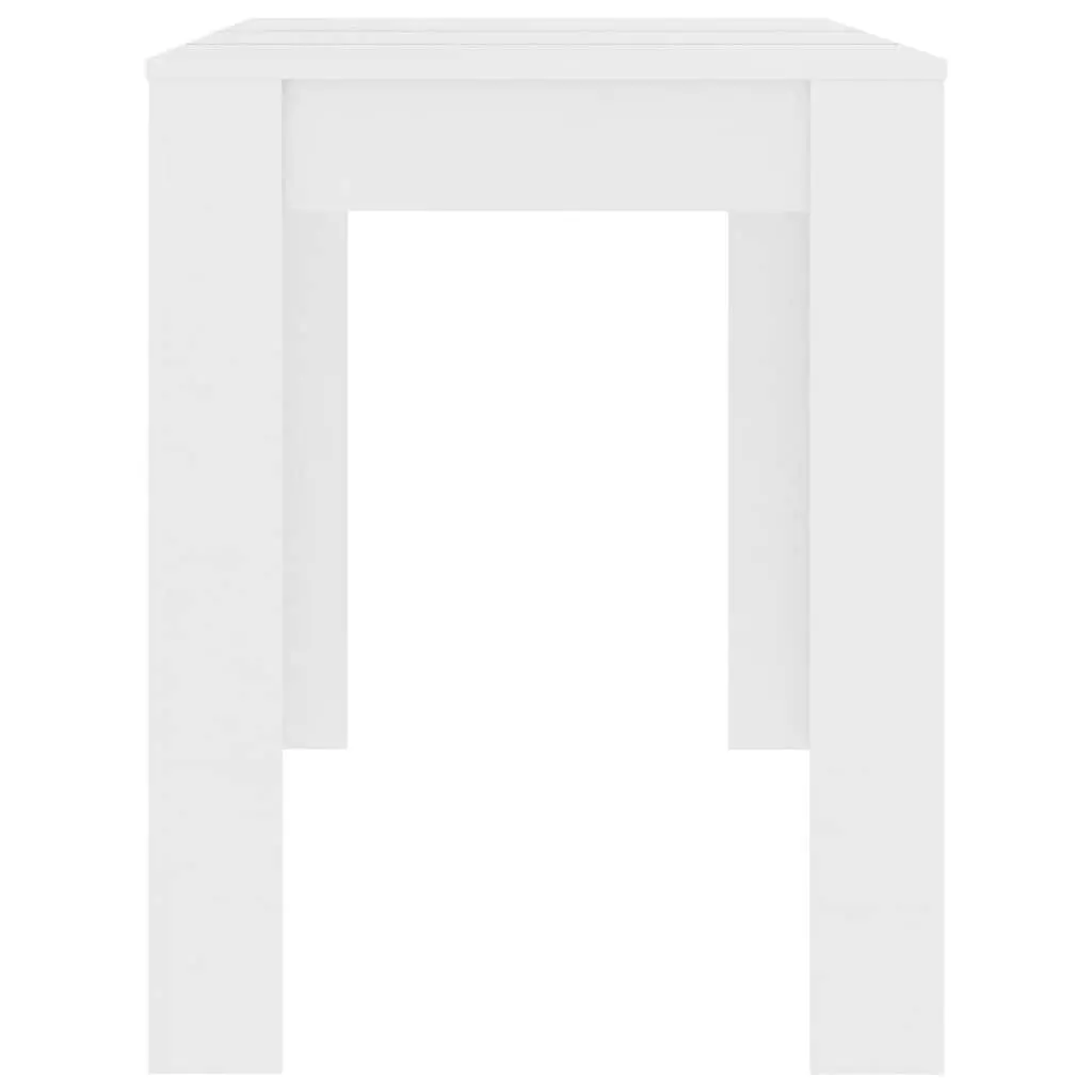 White Kitchen Dining Table 120x60 cm