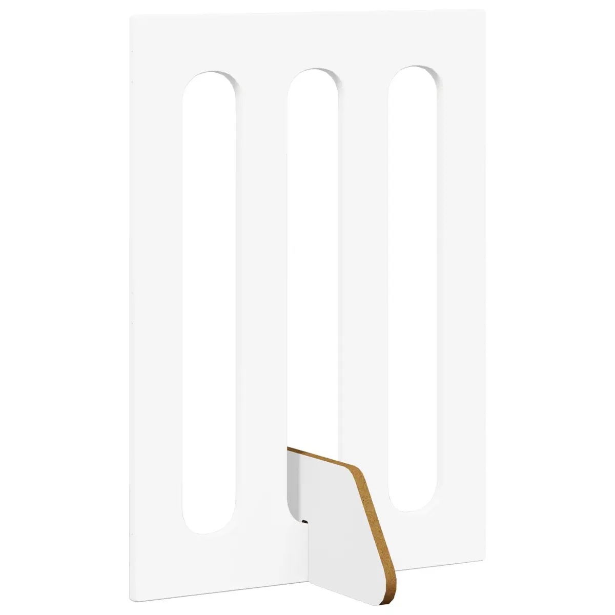 Folding Pet Fence 4 Panels White Indoor Dog Gate Playpen Barrier 201 x 38 x 70