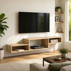 Specifications of Wall-Mounted TV Cabinet in Brown