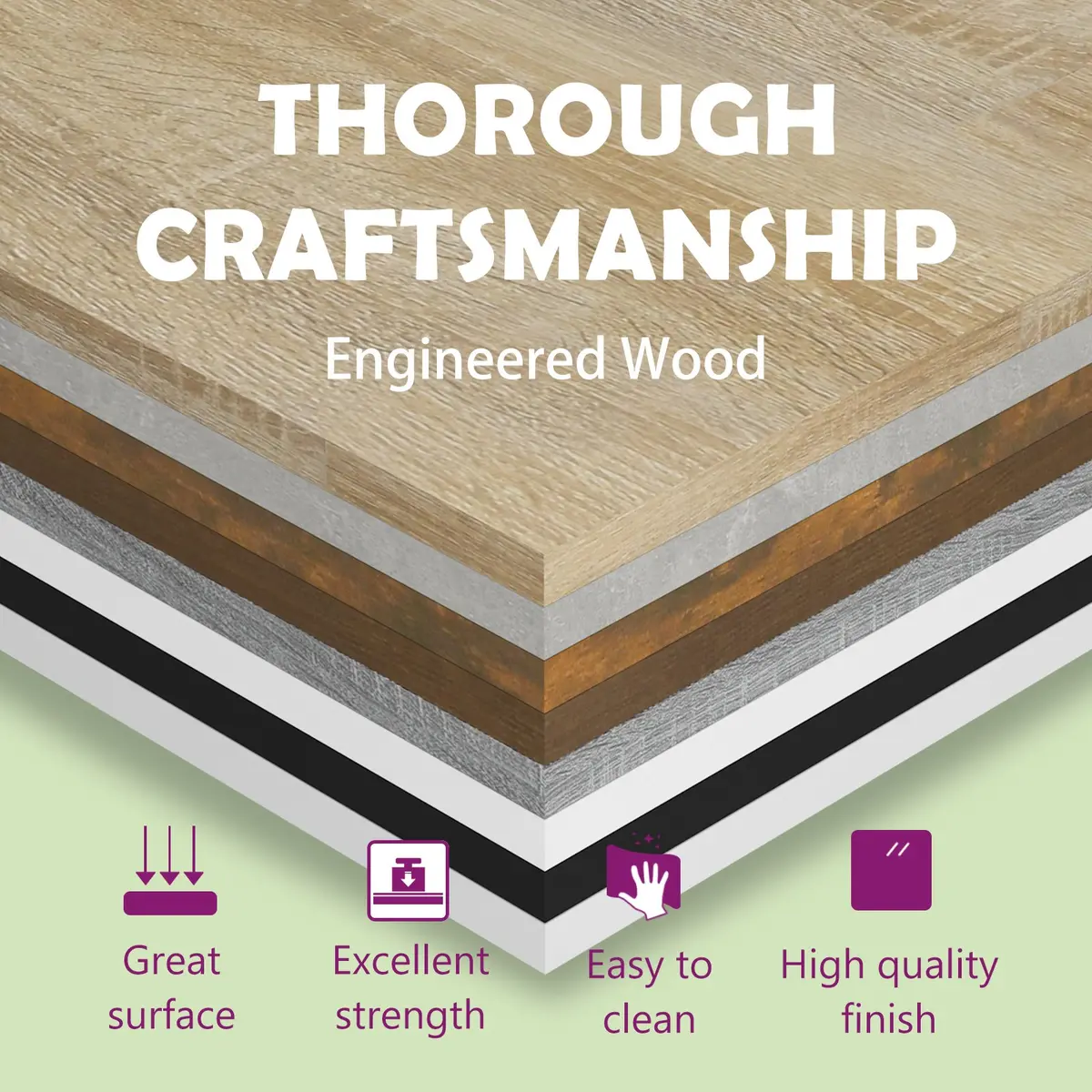 Engineered Wood Bedside Cabinet 30x30x40 cm in White