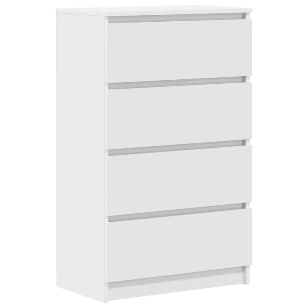 Sideboard Storage Cabinet for Living Room Dining Area 60 cm White Engineered Wood
