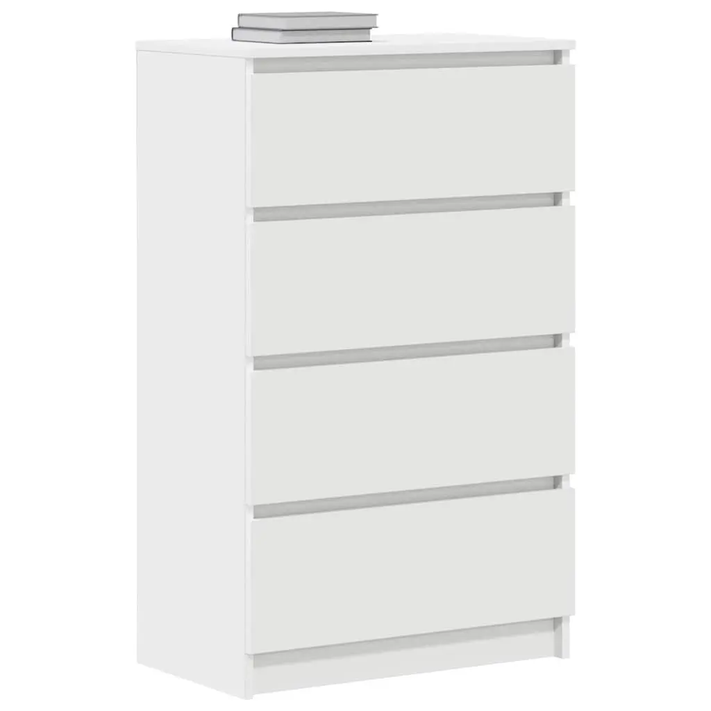 Sideboard Storage Cabinet for Living Room Dining Area 60 cm White Engineered Wood