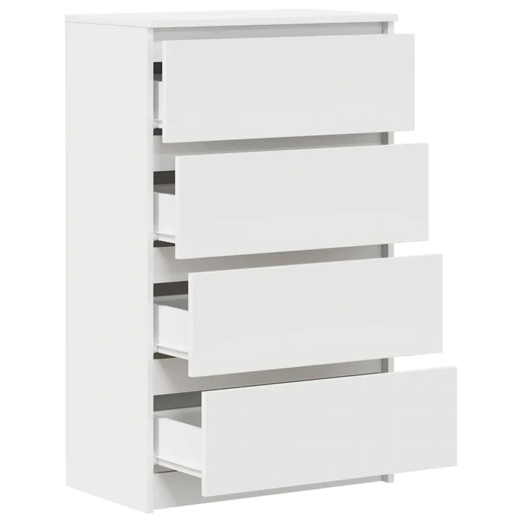 Sideboard Storage Cabinet for Living Room Dining Area 60 cm White Engineered Wood