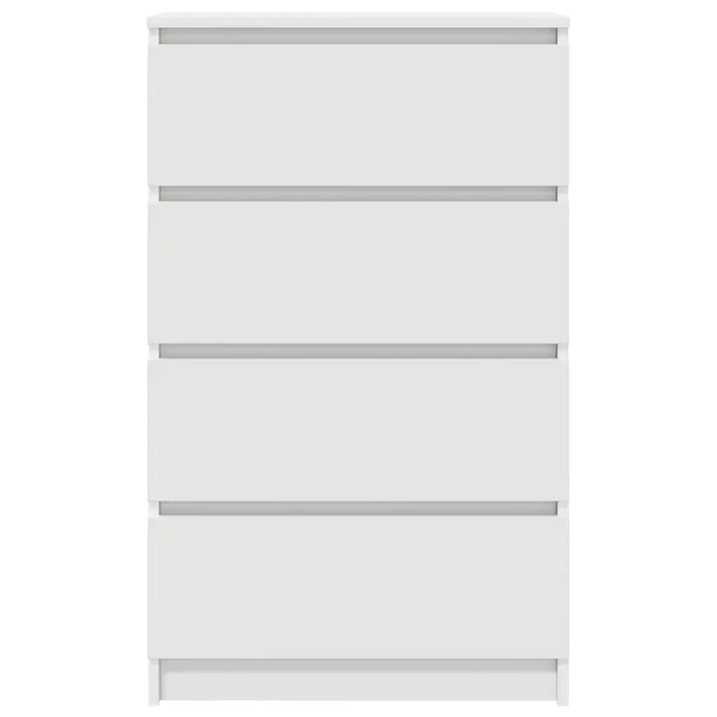 Sideboard Storage Cabinet for Living Room Dining Area 60 cm White Engineered Wood