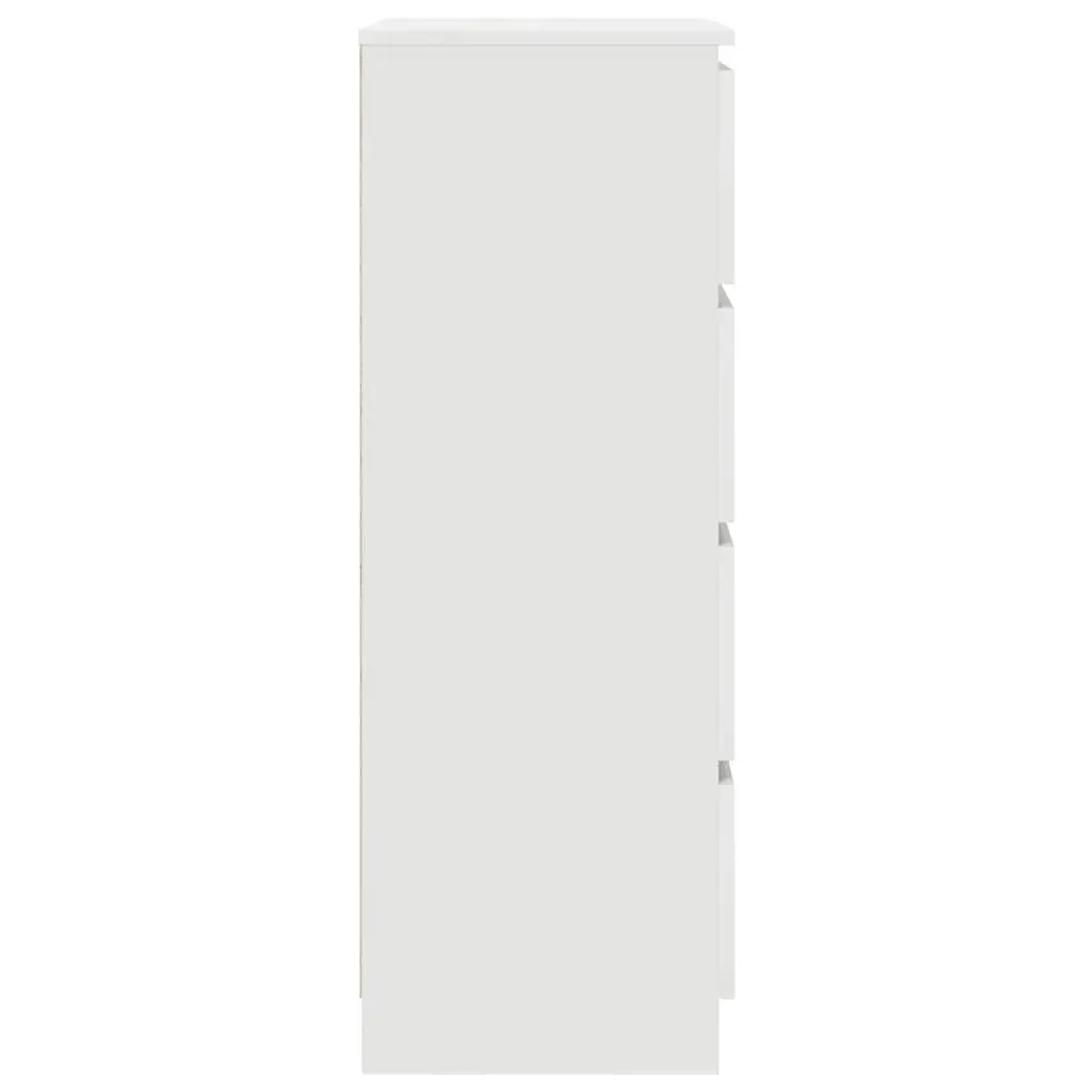 Sideboard Storage Cabinet for Living Room Dining Area 60 cm White Engineered Wood