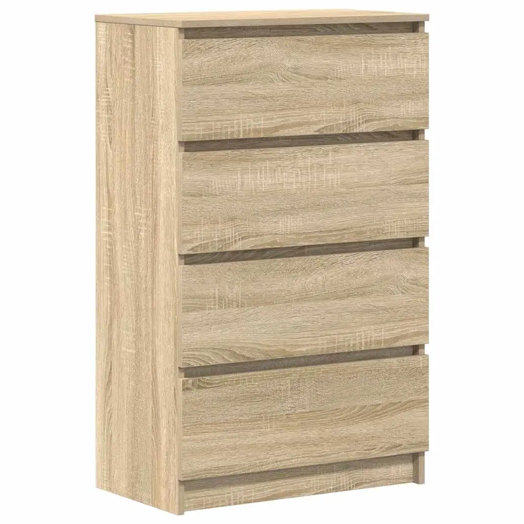 Brown Engineered Wood Sideboard Cabinet