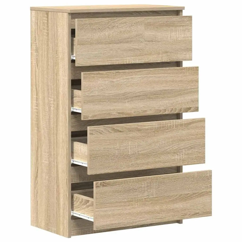 Brown Engineered Wood Sideboard Cabinet
