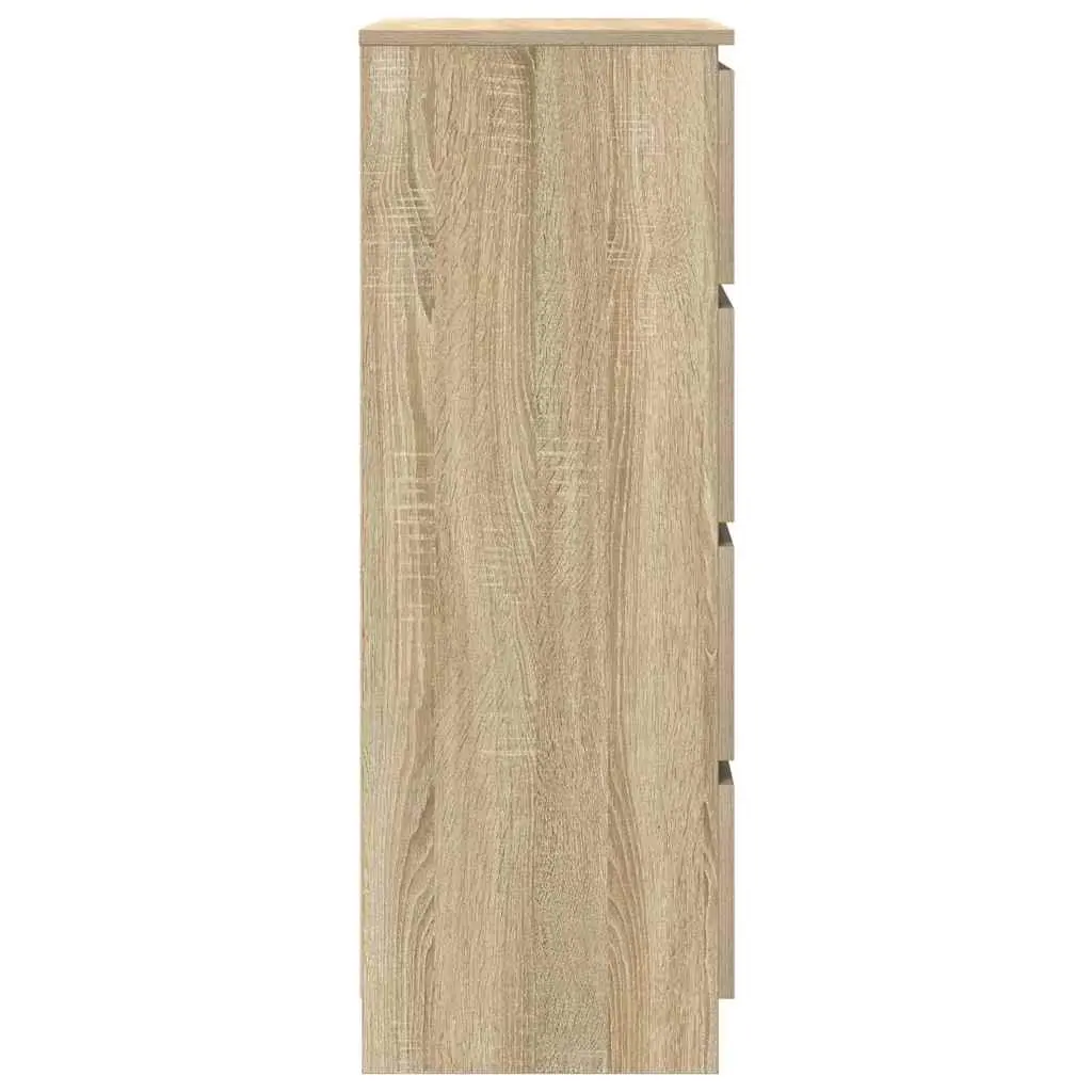 Brown Engineered Wood Sideboard Cabinet