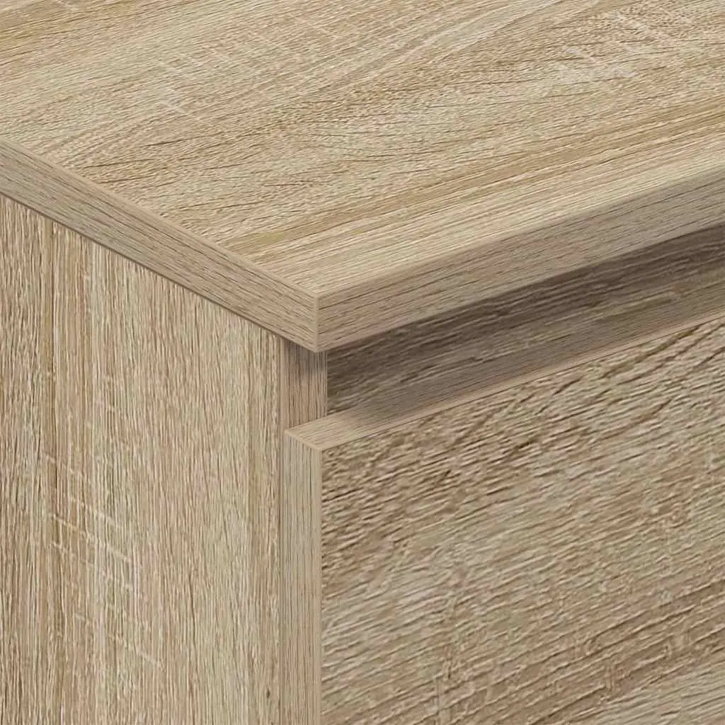 Brown Engineered Wood Sideboard Cabinet