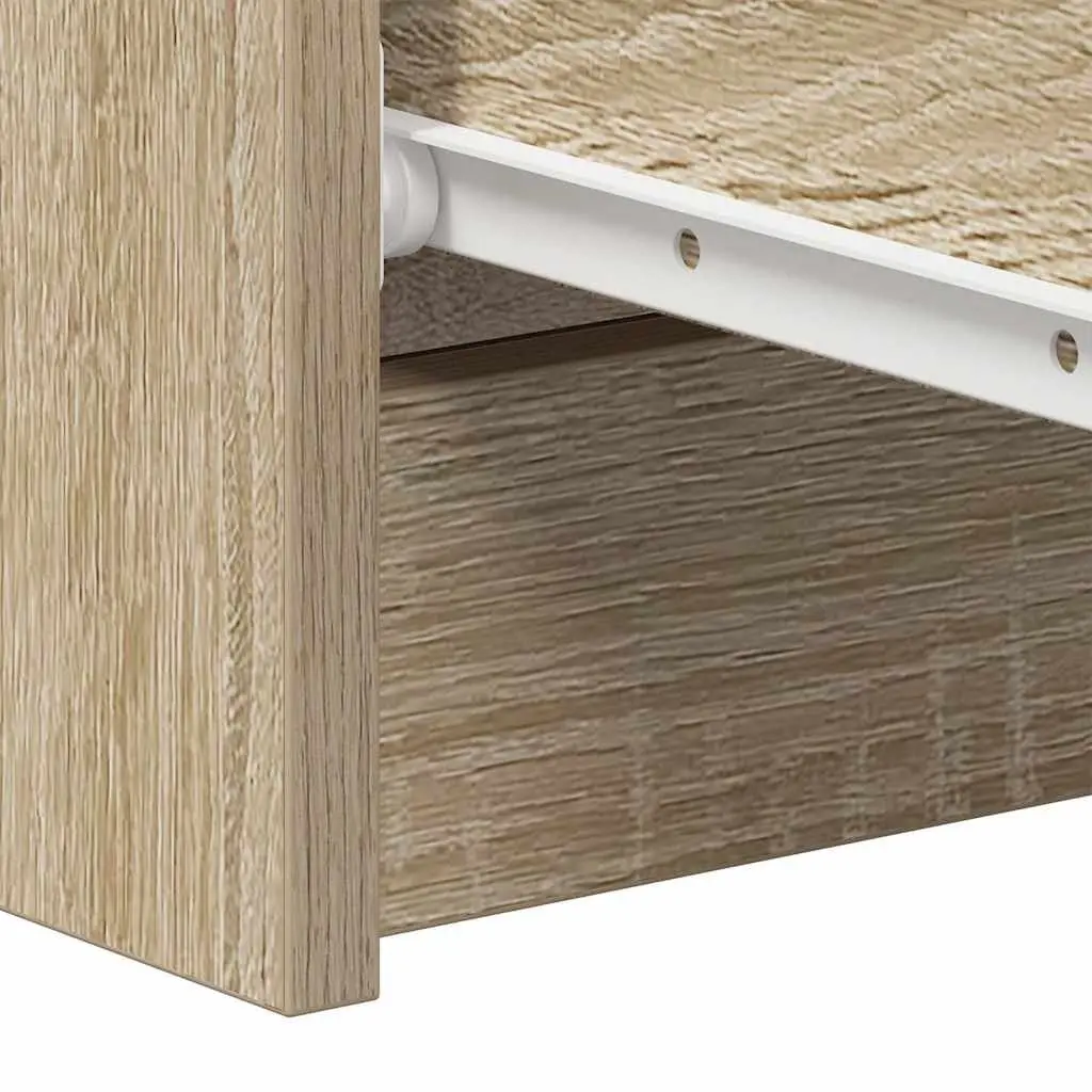 Brown Engineered Wood Sideboard Cabinet