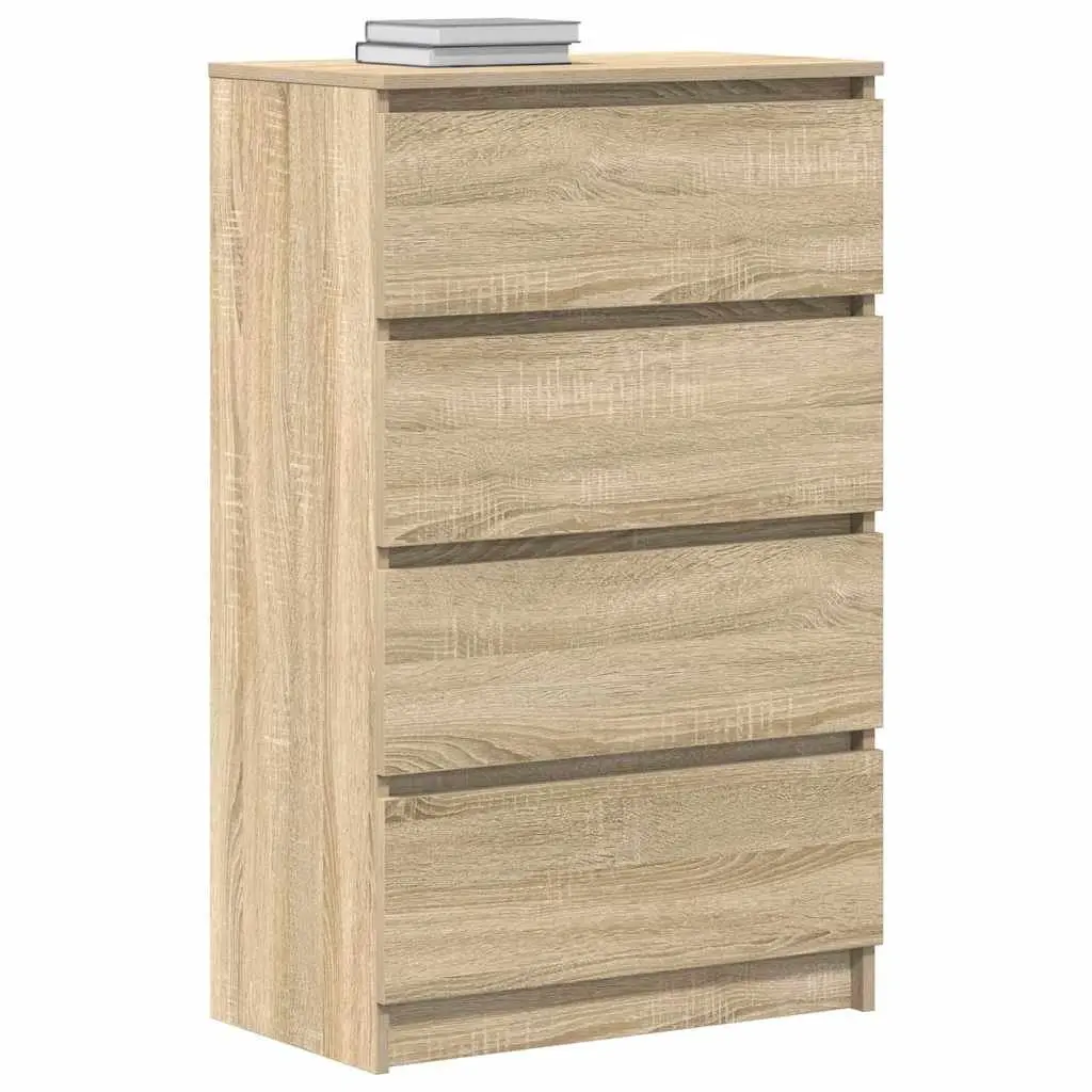 Brown Engineered Wood Sideboard Cabinet