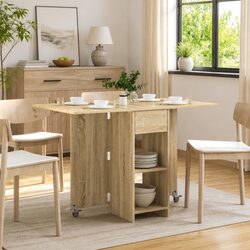 Dining Table Dimensions: 115x70x75cm with Engineered Wood