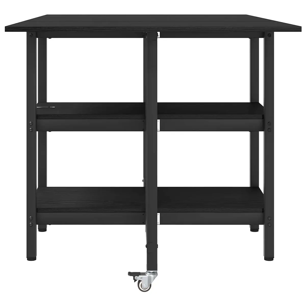 Dining Table 122x80x76.5cm Black Oak