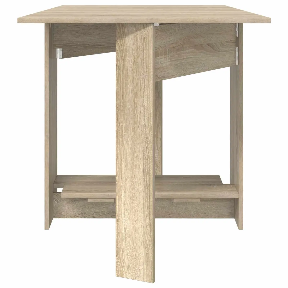 Extendable Folding Dining Table for Kitchen 138x70cm Brown Engineered Wood