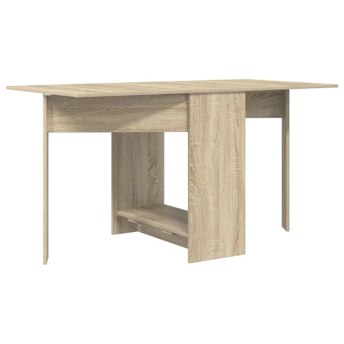 Extendable Folding Dining Table for Kitchen 138x70cm Brown Engineered Wood