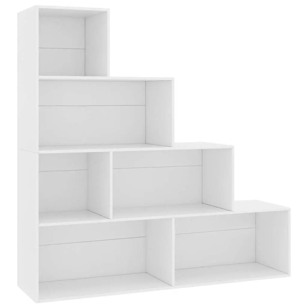 6-Shelf Open Storage Unit in White for Organizing