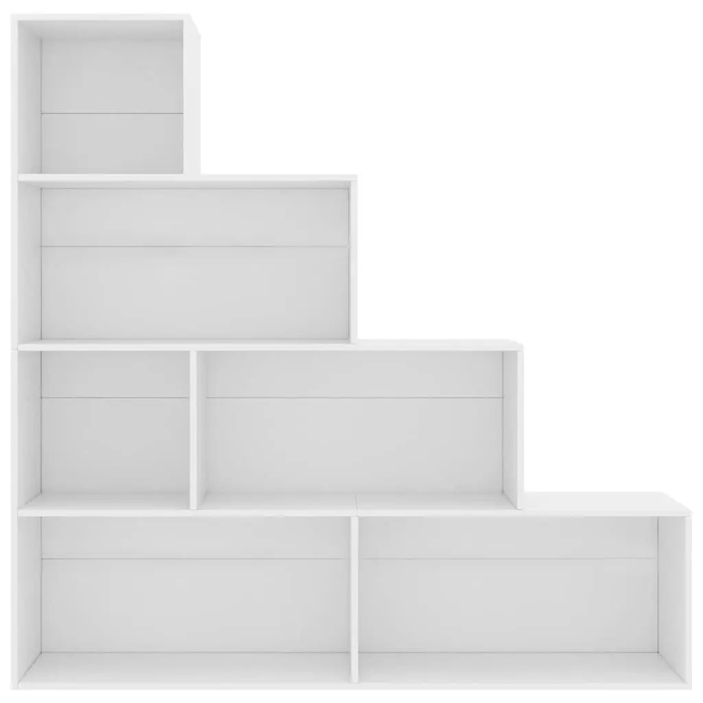6-Shelf Open Storage Unit in White for Organizing