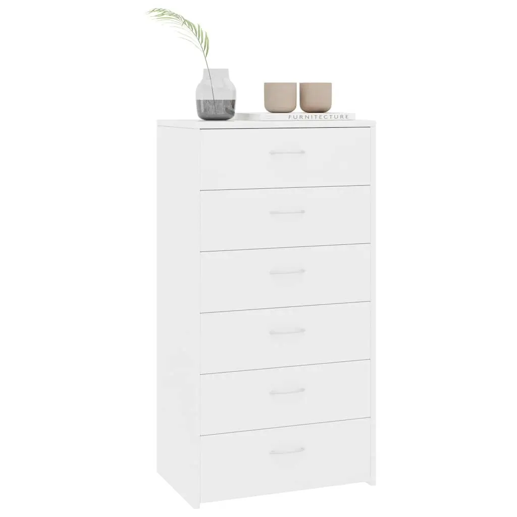 White Sideboard Cabinet Storage Furniture Bedroom Living Room Office 50W x 34D x 96H cm