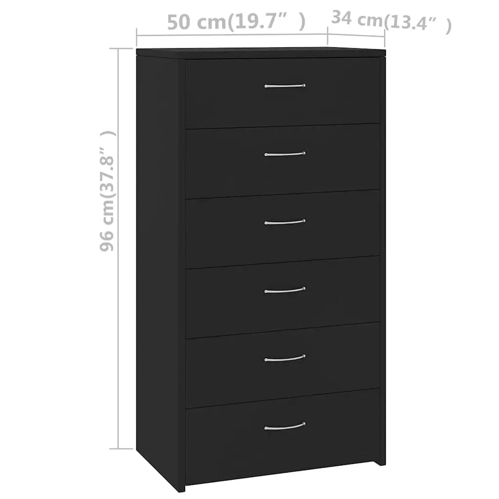 Black Sideboard Storage Cabinet