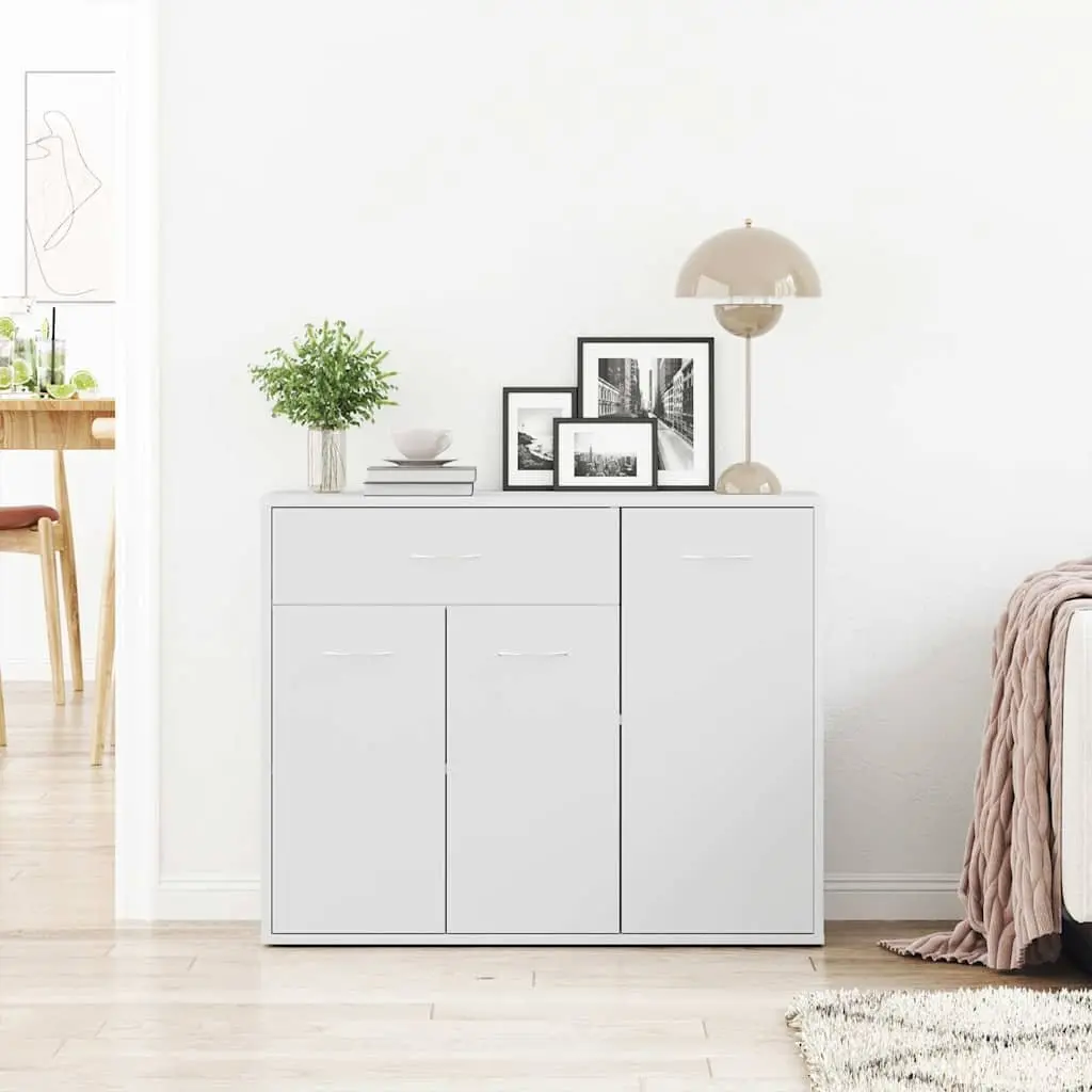 Sideboard for Home 88x30x70 cm Storage Cabinet Engineered Wood Drawer Doors