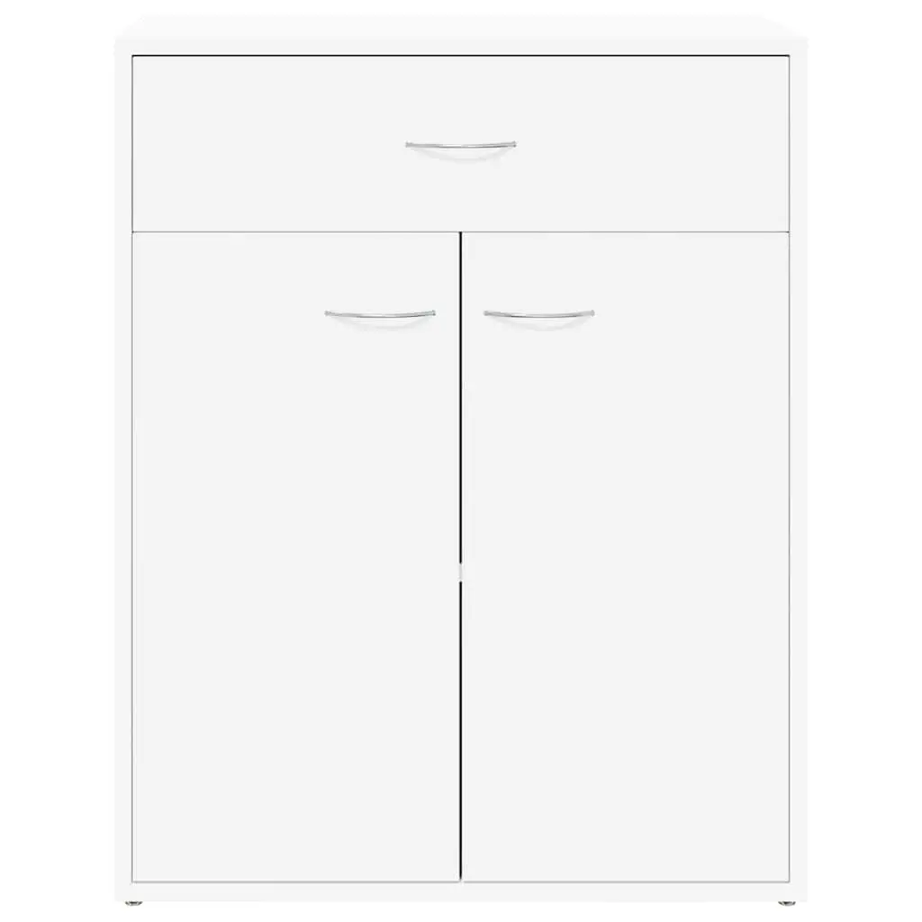 Sideboard White Storage Cabinet Living Room 60W x 30D x 75H cm