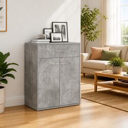 Grey Sideboard Storage Cabinet Specifications: 60x30x75 cm