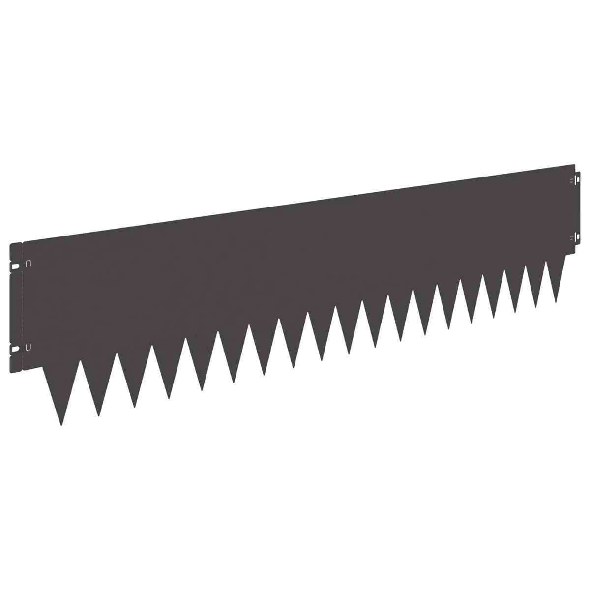 Steel Lawn Edging Outdoor 10 Piece Flexible Borders Landscaping