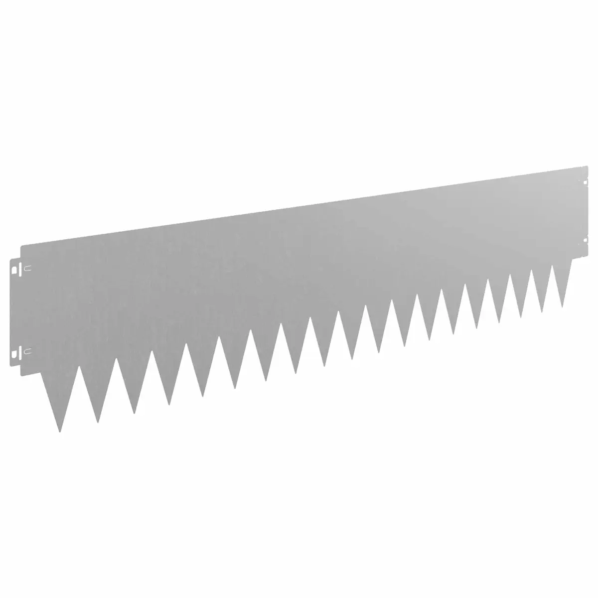 Metal Lawn Edging Garden Border Steel Flexible Interlocking Outdoor 10 Piece