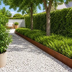 Specifications for 10-Piece Steel Garden Lawn Edging 103 x 20 cm