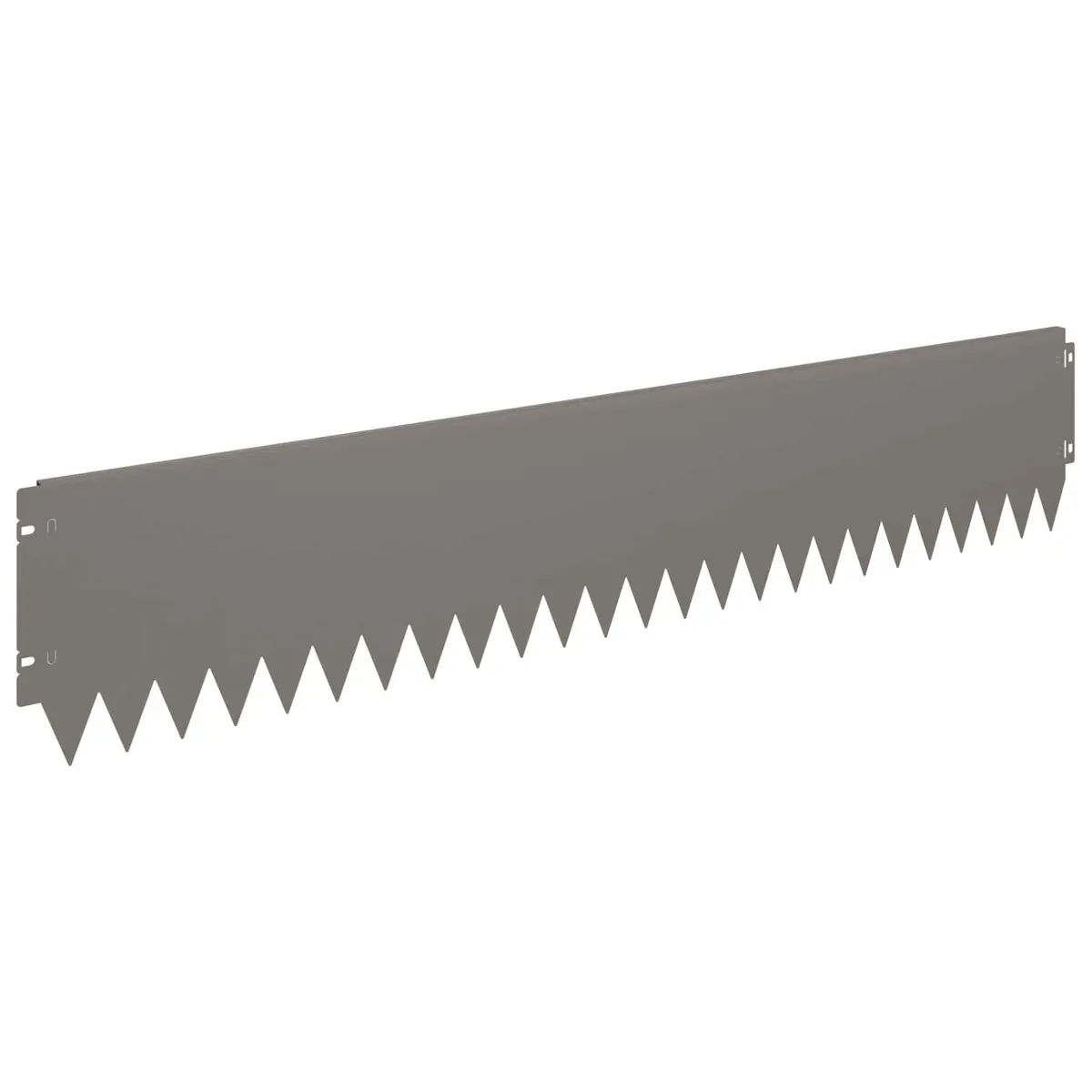 Lawn Edging Garden Border 10 Piece Steel Bent Top 103x20cm Outdoor Landscaping
