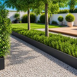 20-Piece Steel Garden Lawn Edging Set - Specs Included