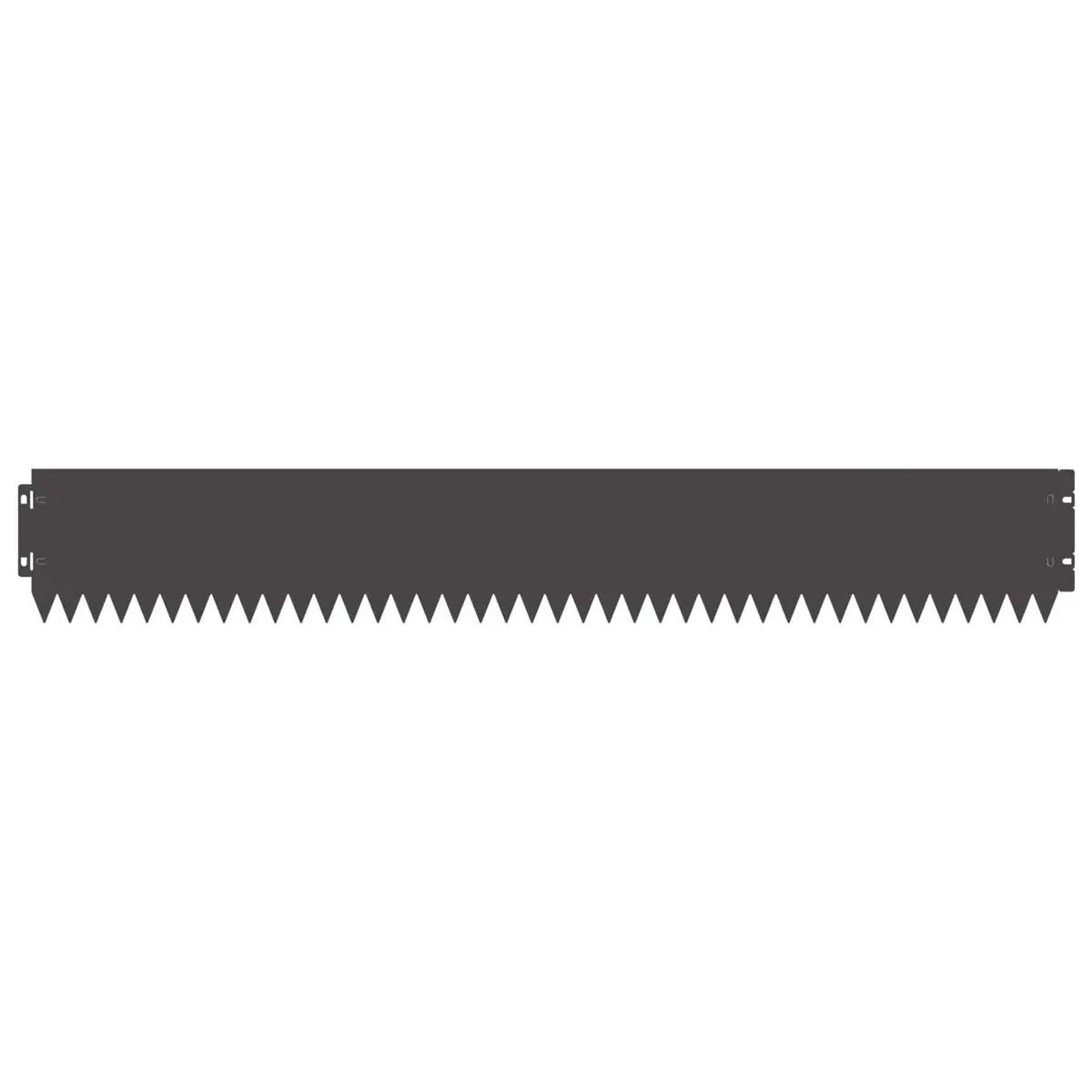 Steel Black Flexible Garden Lawn Edging 103x15cm for Landscaping 20 Pieces