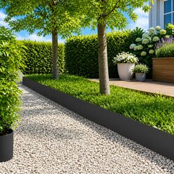Specifications of 20 pcs Black Steel Lawn Edging