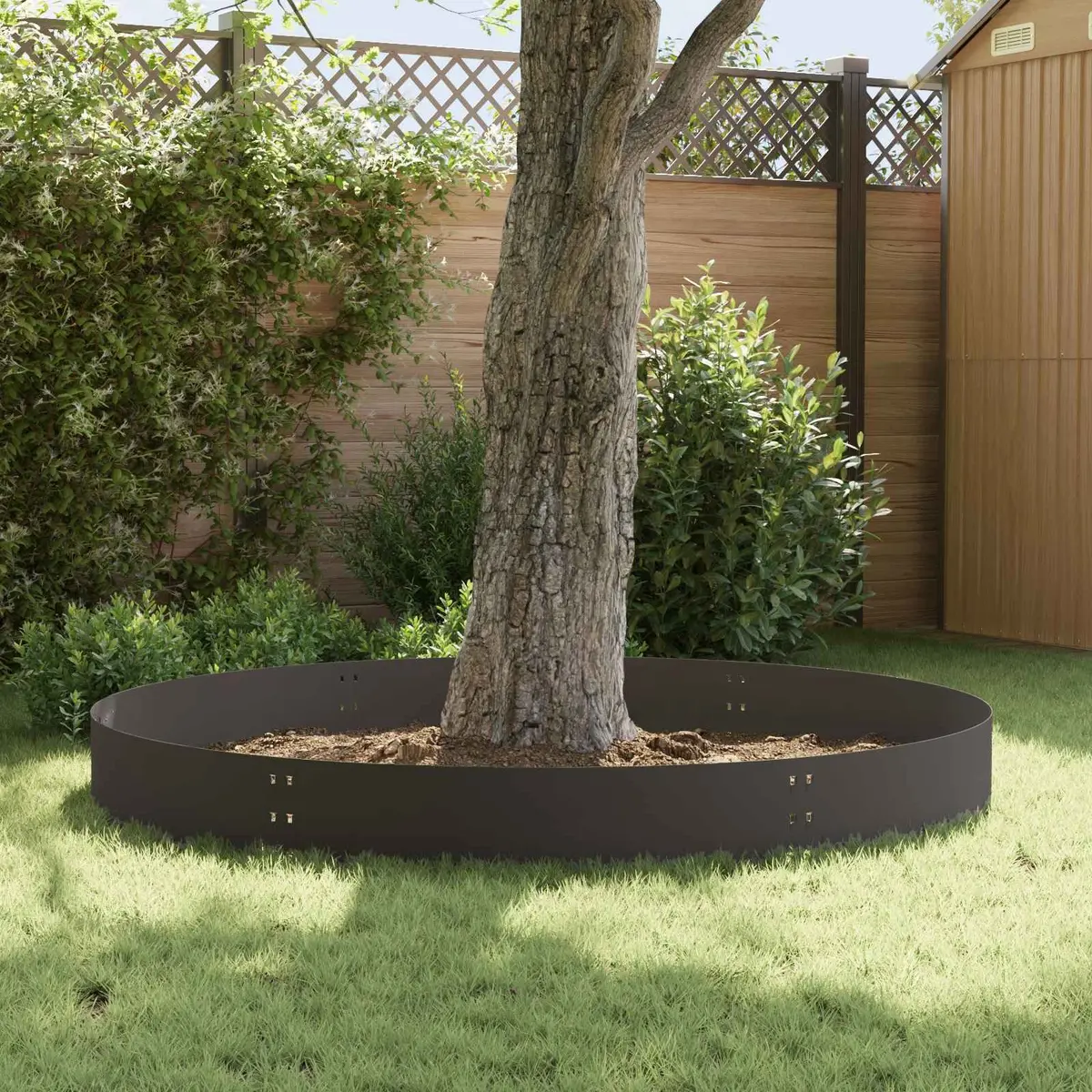Steel Garden Lawn Edging Border Outdoor 100x30cm 20 Piece