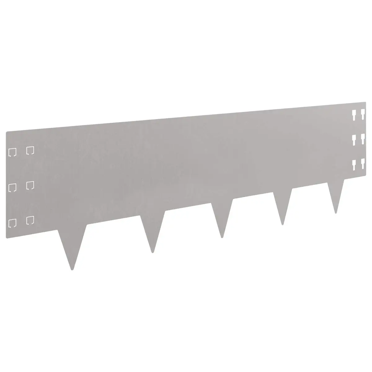 Garden Lawn Edging Steel Borders for Landscaping 100x30cm 20 Piece Flexible Rusty