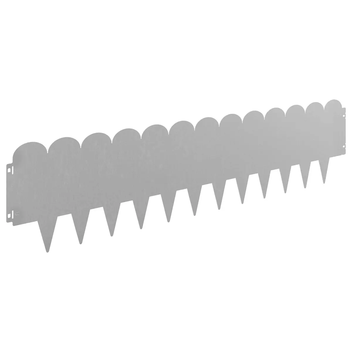 Garden Lawn Edging 10 Pieces Steel Borders Landscape Edging Flexible Design