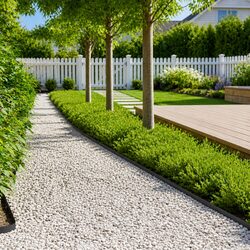 Steel Lawn Edging - 10 Pieces, 102 x 4 x 4 cm
