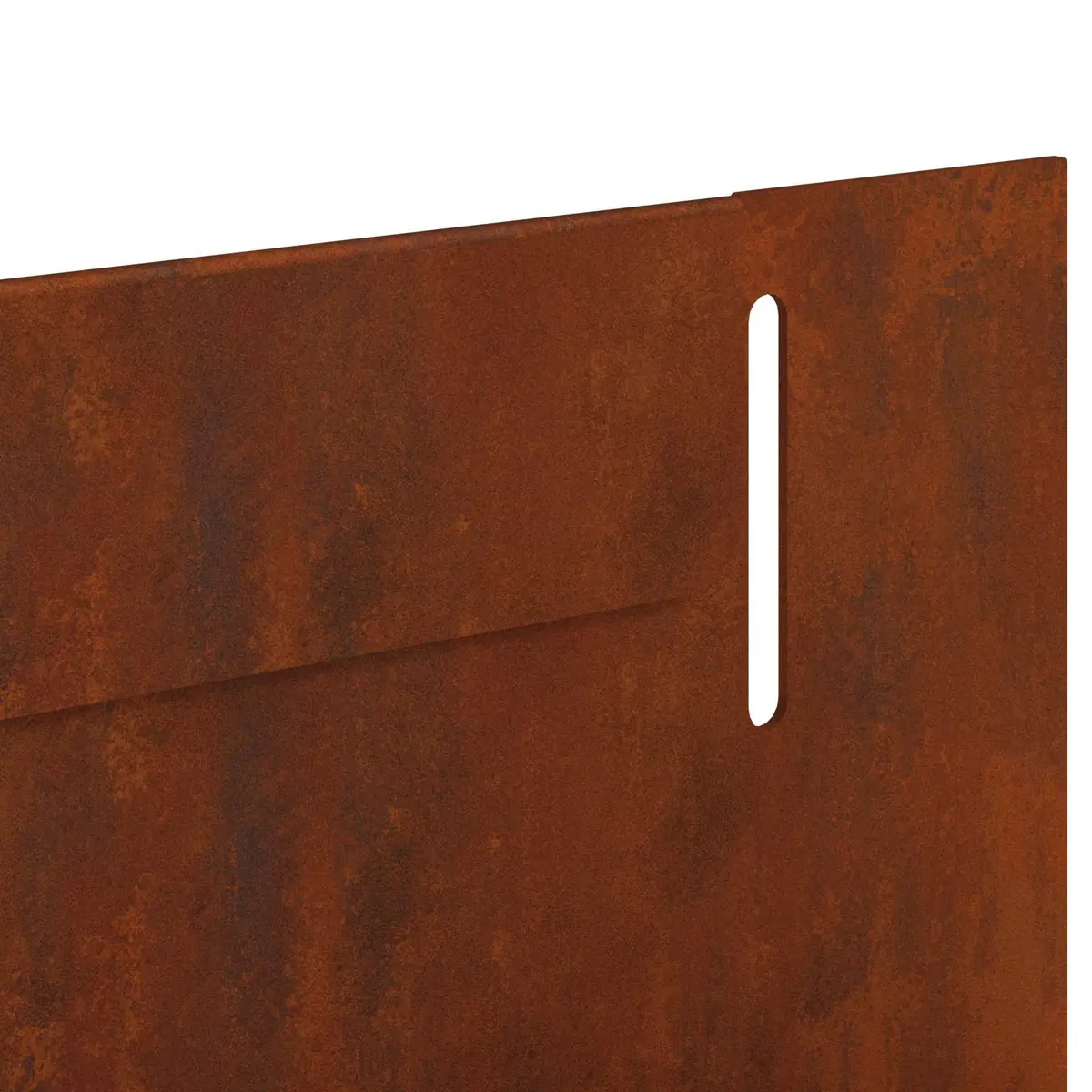 Lawn Edging Border for Garden 10 Pieces Steel Flexible Rustic Brown