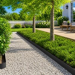 Specifications for 20 pcs Black Lawn Edging Steel Fencing