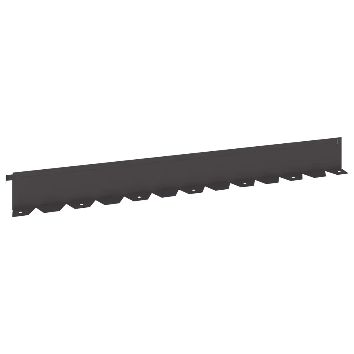 Lawn Edging Garden Borders Steel Black Landscape Fencing Outdoor Barrier 20 Piece
