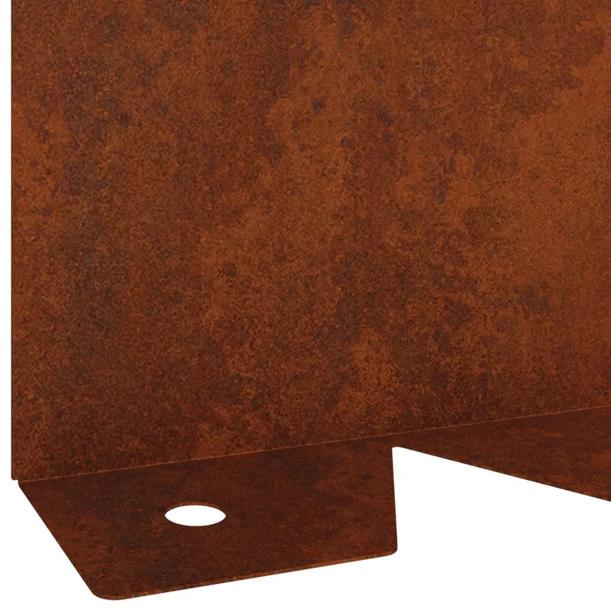 Garden Lawn Edging Steel Flexible Landscape Border 20 Pieces Rusty Brown