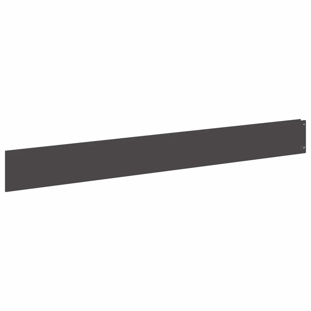 Steel Lawn Edging for Garden Landscape 100x12cm Black 10 Piece
