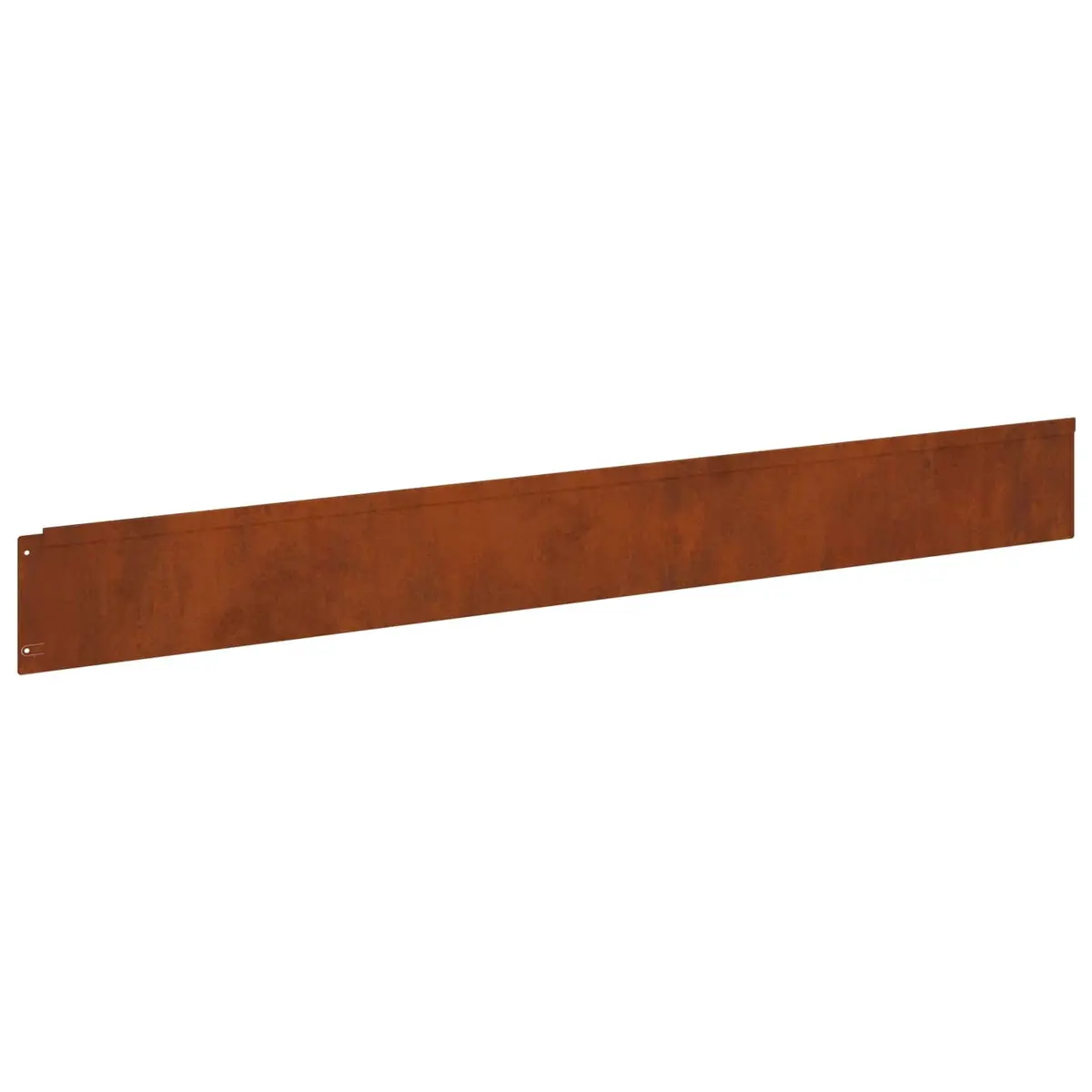 Steel Garden Lawn Edging 100x12cm Rusty Border for Landscaping 20 Piece