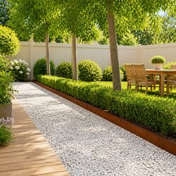 Steel Lawn Edging, 10 PCS 100 x 15 cm, Brown