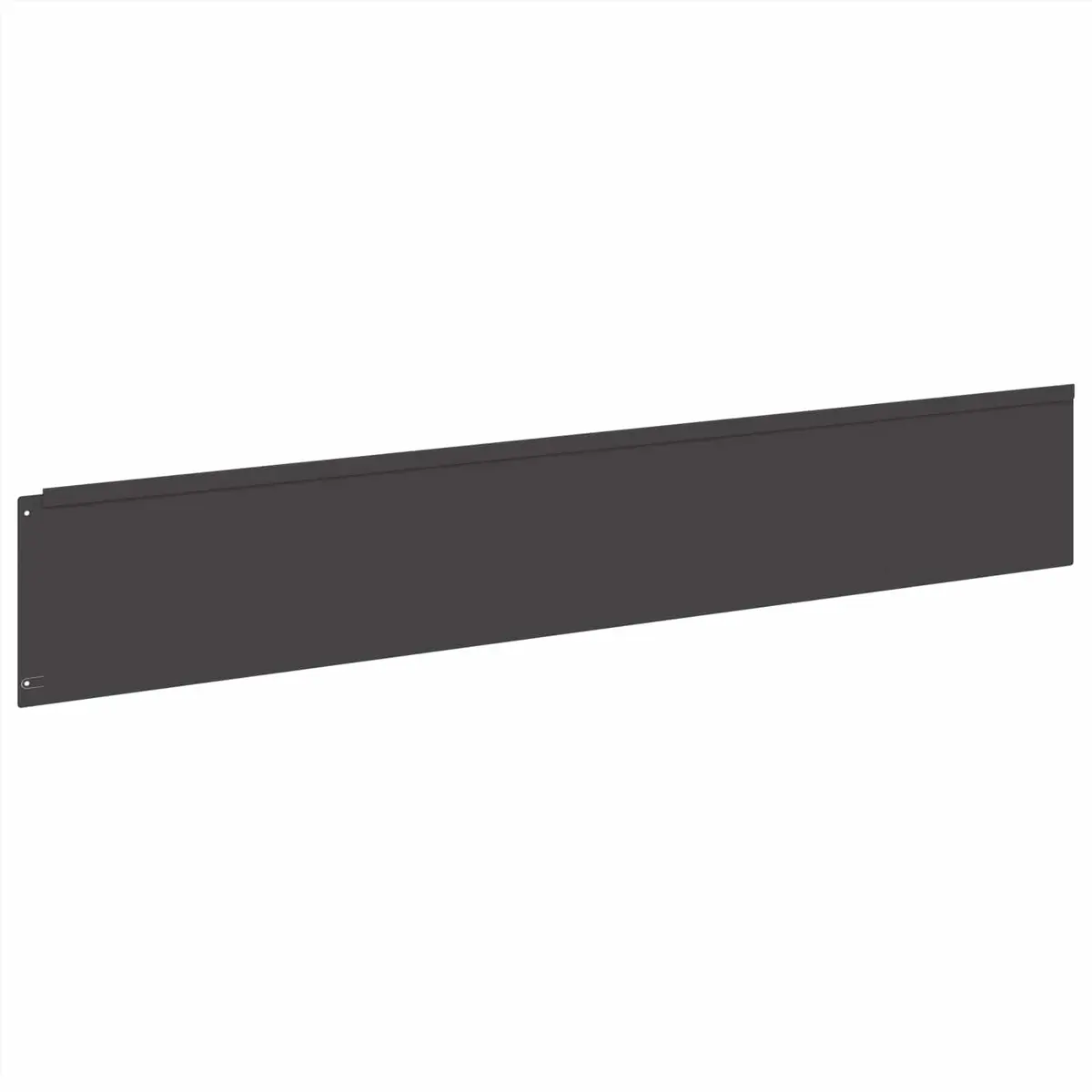 Steel Landscape Barrier Edging 100x18cm for Garden Use 10 Pieces Black Powder-Coated