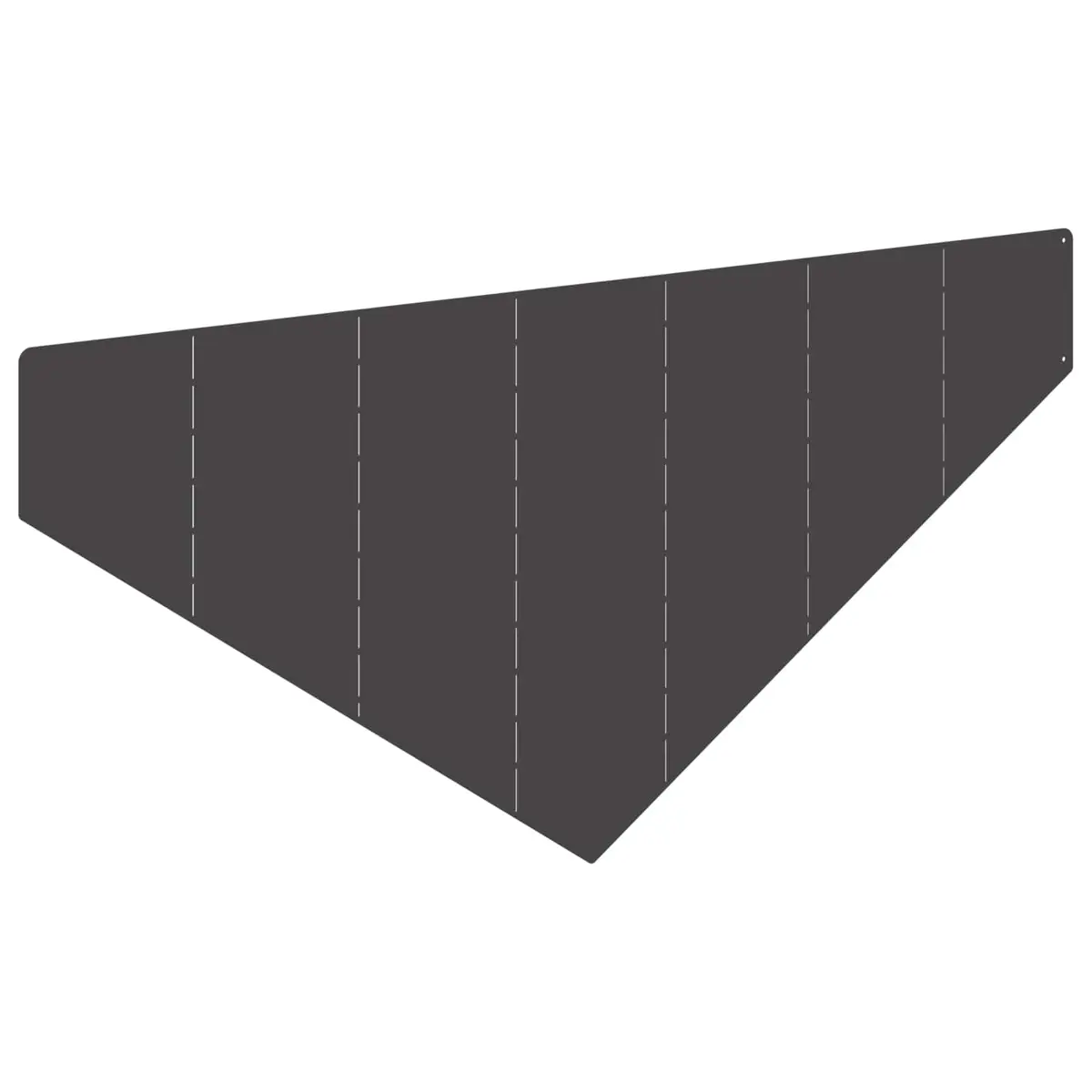 Garden Lawn Edging 4 Pieces 100 x 45 cm Steel Border Fencing Landscape Strip